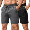 2 Pack: Black/Dark Grey