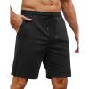 imageCOOFANDY Mens Athletic Shorts Loosefit Training Shorts Relaxed Fit Gym Shorts1 Black