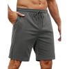 imageCOOFANDY Mens Athletic Shorts Loosefit Training Shorts Relaxed Fit Gym Shorts1 Dark Grey