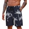 Navy Blue&white Coconut Tree