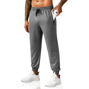 imageCOOFANDY Mens Sweatpants Joggers Workout Casual Athletic Gym Pants Lightweight Elastic Wasit Sweatpants with PocketsGrey
