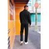 imageCOOFANDY 2 Piece Set for Men Casual 14 Zip Track Suits Set Long Sleeve Quarter Pullover Jogging Suits 2025 Fashion OutfitsAll Black