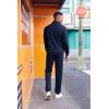 imageCOOFANDY 2 Piece Set for Men Casual 14 Zip Track Suits Set Long Sleeve Quarter Pullover Jogging Suits 2025 Fashion OutfitsNavy Blue