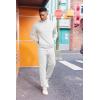 imageCOOFANDY 2 Piece Set for Men Casual 14 Zip Track Suits Set Long Sleeve Quarter Pullover Jogging Suits 2025 Fashion OutfitsWhite