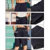 imageCOOFANDY Mens 2 Pack Gym Shorts 7 inch Athletic Workout Shorts Drawstring Sweat Shorts with Zipper Back PocketBlackNavy Blue