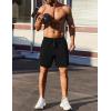 imageCOOFANDY Mens 2 Pack Gym Shorts 7 inch Athletic Workout Shorts Drawstring Sweat Shorts with Zipper Back PocketBlackNavy Blue