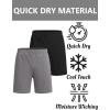 imageCOOFANDY Mens 7quot Gym Workout Shorts 2 Pack Quick Dry Athletic Shorts Training Running Shorts with Pocket