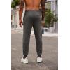 imageCOOFANDY Mens Athletic Joggers Casual Gym Sweatpants Workout Running Track Pants with Pockets2 Pack BlackDark Grey