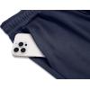 imageCOOFANDY Mens Athletic Joggers Casual Gym Sweatpants Workout Running Track Pants with Pockets2 Pack BlackNavy Blue