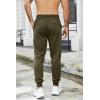 imageCOOFANDY Mens Athletic Joggers Casual Gym Sweatpants Workout Running Track Pants with PocketsArmy Green