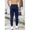 imageCOOFANDY Mens Athletic Joggers Casual Gym Sweatpants Workout Running Track Pants with PocketsDark Blue