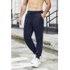 imageCOOFANDY Mens Athletic Joggers Casual Gym Sweatpants Workout Running Track Pants with PocketsDark Blue