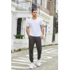imageCOOFANDY Mens Athletic Joggers Casual Gym Sweatpants Workout Running Track Pants with PocketsDark Grey