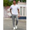 imageCOOFANDY Mens Athletic Joggers Casual Gym Sweatpants Workout Running Track Pants with PocketsMedium Grey