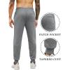 imageCOOFANDY Mens Athletic Joggers Casual Gym Sweatpants Workout Running Track Pants with PocketsMedium Grey