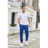 imageCOOFANDY Mens Athletic Joggers Casual Gym Sweatpants Workout Running Track Pants with PocketsRoyal Blue