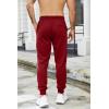 imageCOOFANDY Mens Athletic Joggers Casual Gym Sweatpants Workout Running Track Pants with PocketsWine Red