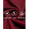 imageCOOFANDY Mens Athletic Joggers Casual Gym Sweatpants Workout Running Track Pants with PocketsWine Red
