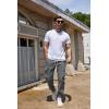 imageCOOFANDY Mens Cargo Joggers Drawstring Jogger Cargo Pants Fashion Tapered Pants with Multi PocketsDark Gray