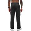 imageCOOFANDY Mens Casual Cargo Pants Cotton Drawstring Athletic Jogger SweatpantsBlack
