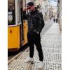 imageCOOFANDY Mens Casual Joggers Pants Elastic Drawstring Chino Cargo Pants Hiking Outdoor Track SweatpantsBlack