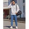 imageCOOFANDY Mens Casual Joggers Pants Elastic Drawstring Chino Cargo Pants Hiking Outdoor Track SweatpantsDenim Blue