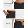 imageCOOFANDY Mens Casual Pants Classic Fit Flat Front Pants Lightweight Elastic Waist Golf Trousers with PocketsBlack