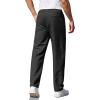 imageCOOFANDY Mens Casual Pants Classic Fit Straight Legs Flat Front Twill PantsBlack