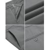 imageCOOFANDY Mens Casual Pants Classic Fit Straight Legs Flat Front Twill PantsGrey