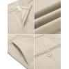 imageCOOFANDY Mens Casual Pants Classic Fit Straight Legs Flat Front Twill PantsLight Khaki