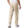 imageCOOFANDY Mens Casual Pants Classic Fit Straight Legs Flat Front Twill PantsLight Khaki