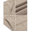 imageCOOFANDY Mens Casual Pants Classic Fit Straight Legs Flat Front Twill PantsTaupe