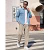 imageCOOFANDY Mens Casual Pants Classic Fit Straight Legs Flat Front Twill PantsTaupe