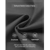 imageCOOFANDY Mens Casual Shorts Cotton Elastic Waist Drawstring Shorts Lightweight Summer Beach Shorts2 Pack  Dark Grey  Denim Blue