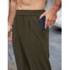 imageCOOFANDY Mens Casual Sweatpants Open Bottom Lounge Pants Lightweight Baggy Workout Yoga Track PantsArmy Green