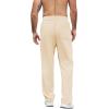 imageCOOFANDY Mens Casual Sweatpants Open Bottom Lounge Pants Lightweight Baggy Workout Yoga Track PantsBeige