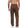 imageCOOFANDY Mens Casual Sweatpants Open Bottom Lounge Pants Lightweight Baggy Workout Yoga Track PantsBrown