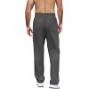 imageCOOFANDY Mens Casual Sweatpants Open Bottom Lounge Pants Lightweight Baggy Workout Yoga Track PantsDark Grey