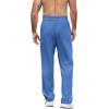 imageCOOFANDY Mens Casual Sweatpants Open Bottom Lounge Pants Lightweight Baggy Workout Yoga Track PantsRoyal Blue