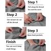 imageCOOFANDY Mens Chino Pants Relaxed Fit Elastic Waist Basic Flat Front Drawstring Casual Pants Dark Grey