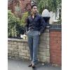 imageCOOFANDY Mens Classic Casual Dress Pants Expandable Waist Suit Pant Slim Fit Flat Front SlacksDark Gery