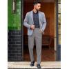 imageCOOFANDY Mens Classic Casual Dress Pants Expandable Waist Suit Pant Slim Fit Flat Front SlacksMoon Grey
