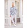 imageCOOFANDY Mens Cotton Linen Pants Elastic Waist Lightweight Casual Pants Relaxed Fit Yoga Beach Pants with Pockets01white
