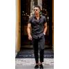 imageCOOFANDY Mens Cotton Linen Pants Elastic Waist Lightweight Casual Pants Relaxed Fit Yoga Beach Pants with Pockets02black