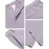 imageCOOFANDY Mens Cotton Linen Pants Elastic Waist Lightweight Casual Pants Relaxed Fit Yoga Beach Pants with Pockets02grey