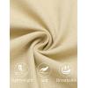 imageCOOFANDY Mens Cotton Linen Pants Elastic Waist Lightweight Casual Pants Relaxed Fit Yoga Beach Pants with Pockets02khaki