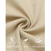 imageCOOFANDY Mens Cotton Linen Pants Elastic Waist Lightweight Casual Pants Relaxed Fit Yoga Beach Pants with Pockets02light Khaki