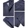 imageCOOFANDY Mens Cotton Linen Pants Elastic Waist Lightweight Casual Pants Relaxed Fit Yoga Beach Pants with Pockets02navy