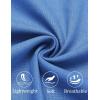 imageCOOFANDY Mens Cotton Linen Pants Elastic Waist Lightweight Casual Pants Relaxed Fit Yoga Beach Pants with Pockets02royal Blue