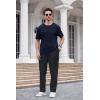 imageCOOFANDY Mens Cotton Sweatpants Open Bottom Lounge Pants Lightweight Casual Jogger Pants with Pockets2 Pack BlackNavy Blue